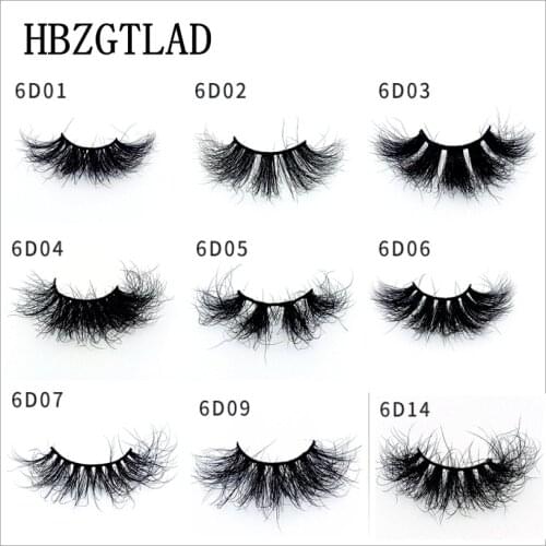 NEW Fluffy Lashes 25mm 3d Mink Lashes Dramatic Long Thick Natural False Eyelashes Wholesale Lashes Vendors Makeup Mink Eyelashes