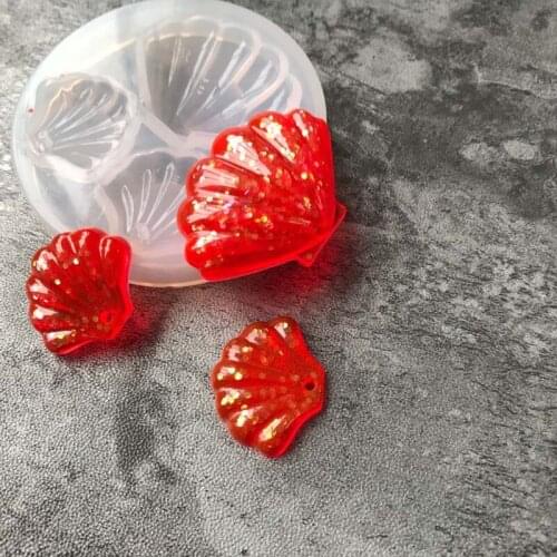 Shell Crystal Epoxy Resin Mould DIY Jewelry Pendant Mould 010051