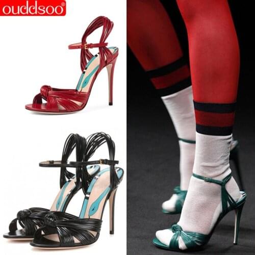 Ouddsoo Womens High-heeled Shoes