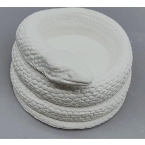 Candlestick Silicone Mold DIY Snake Shape Concrete UV Resin Cement Mold Aromatherapy Plaster Mold Candle Holder Mold Home Decor