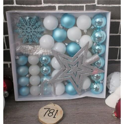 Christmas Boxed Ball Pendant Christmas Tree Layout Charm 50 Boxed Christmas Series Pendant Wedding Holiday Charm