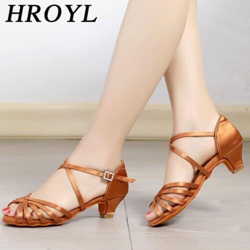 Hot New Latin Dance Shoes For Children Ballroom Shoes Girls Cha-Cha Dancing Shoes Practice Performance Salsa Sandals
