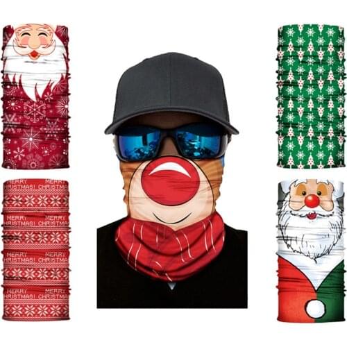 Microfiber Hood Magic Headband Christmas Camping Headwear Winter Thermal Thicken scarf pipe hijab mens shawls Bandana Hairband