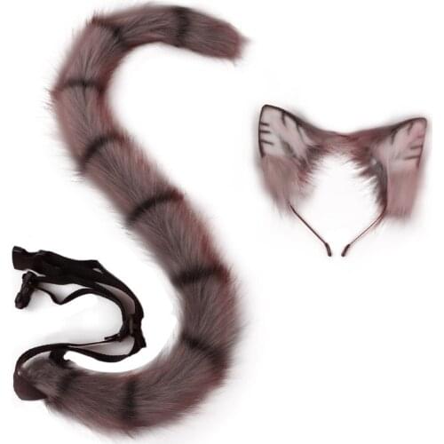 Lolita Cat Fox Ear Cosplay Headband Anime Fox Ears And Tail Cosplay Fashion Headband