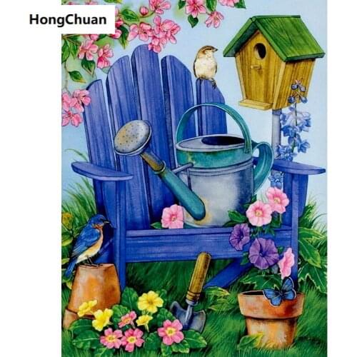 Retro Scenery Diamond Painting Cross Stitch Needlework Home Decoration Mural 5D DIY Square/Round Mosaic Diamond Embroidery Gift