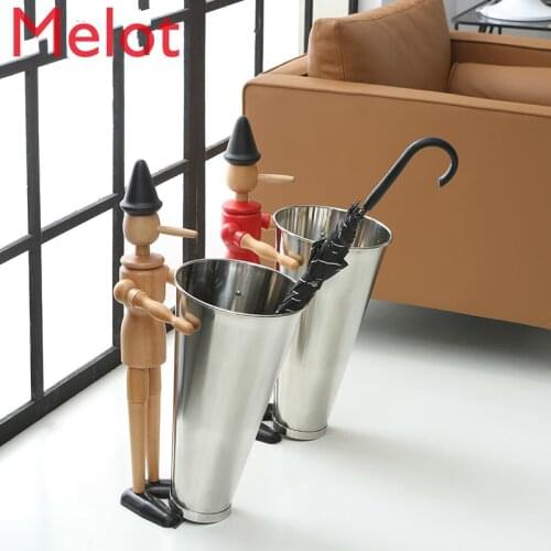 Pinocchio net red cartoon creative side few wooden puppet tea table modern simple designer doll coffee table