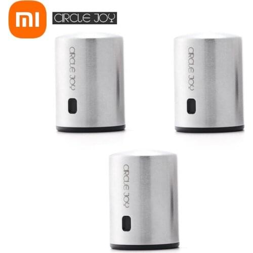 Youpin Smart Wine Stopper Stainless Steel Vacuum Memory Wine Stopper Electric Stopper Wine Corks Chain Crand-Circle Joy