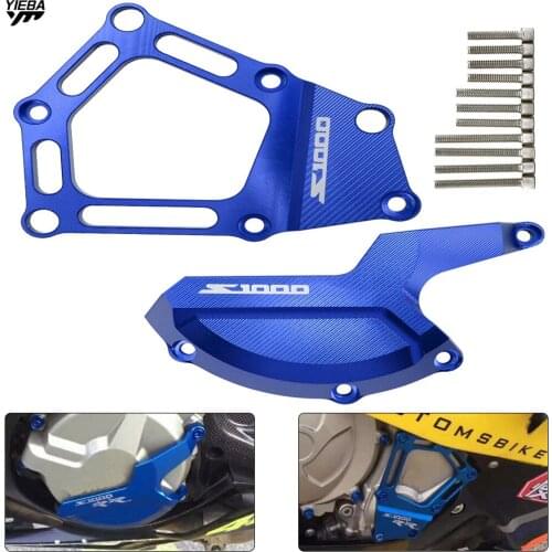 Cnc MOTORCYCLE ENGINE SAVER STATOR CASE GUARD COVER SLIDER PROTECTOR FOR BMW S1000RR HP4 K42 K46 2009 2010 2011 2012 2013-2015