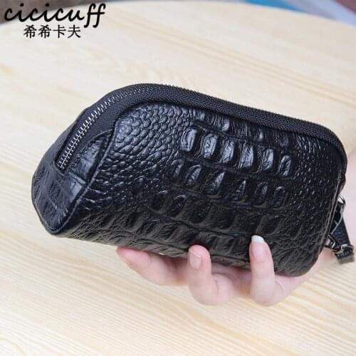 Women Wallets Long Fashion Alligator Pattern Zipper Clutch Bag 2020 New Mobile Phone Bag Genuine Leather Coin Purse Lady Wallet