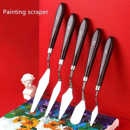 Art Draw Spatula Drawer Palette Palette Oil Mix Painter Paint Tool Scraper Knife Knife Oil Painting Color Mixing Scraper Paints
