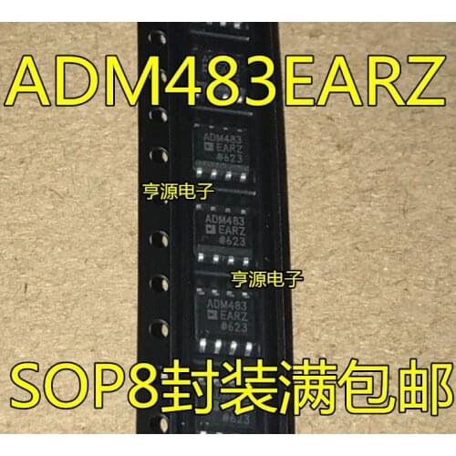 10PCS ADM483 ADM483EARZ RS485IC SOP8