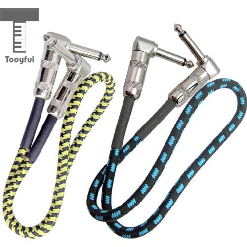 Tooyful 2 Pcs of Set Guitar Effect Pedal Cable for Guitar Effect Pedal Length 50cm