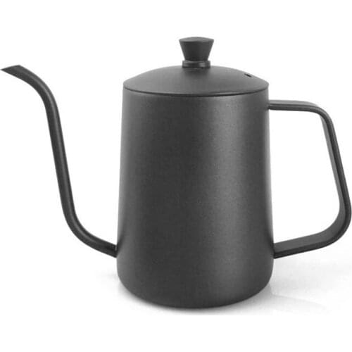 350ml/600ml Coffee Pot Thicker Long Mouth Coffee Kettle Tea Pot High Quality Stainless Steel Coffee Maker With Cover