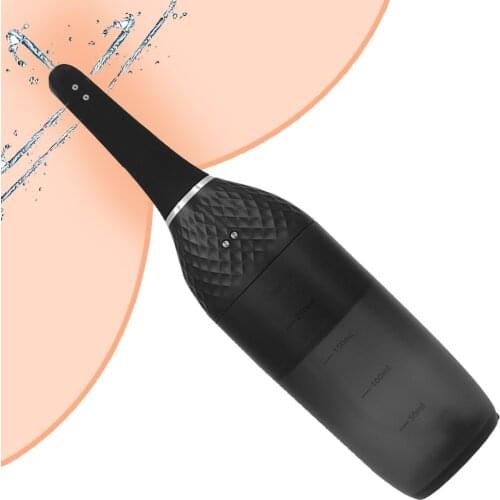 Automatic Enema Bulb Syringe Medical Rubber Enema Irrigator Female Vagina Anal Douche Cleaner For Feminine Hygiene Anal Cleaning