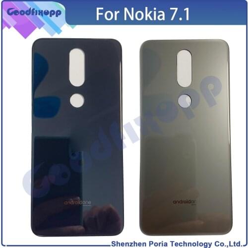 For Nokia 7.1 TA-1100 TA-1096 TA-1095 TA-1085 Of The Battery Cover Rear Cover Of The Back Door Of The Telephone Case Back Cover