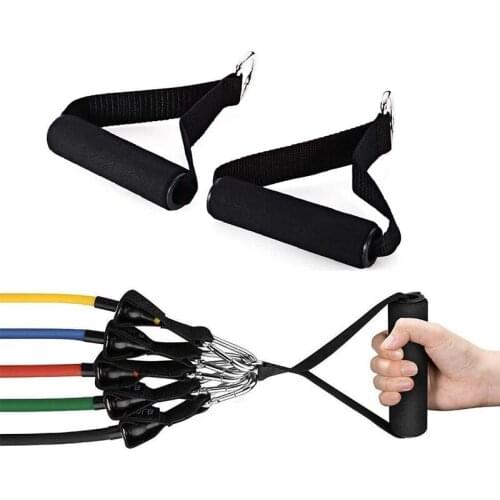 Resistance Band Handle Heavy Duty Cable Machine Attachment For Fitness Workout Gym Pilates Yoga Crossover Tricep Exercise
