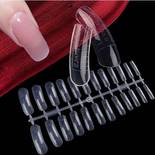 24pcs Tips Forms For Extension Nail Quick Building Mold Acrylic UV Gel Polish Upper Forms Clamps For Nails Manicure Tools CH1849