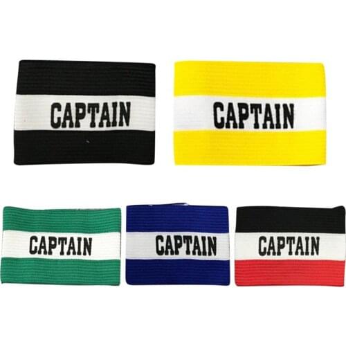 Football Captain Armband Soccer Skippers Armbands Elastic Hockey Rugby Sports Exercise Health Care