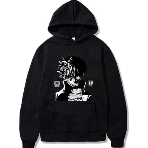 Harajuku My Hero Academia Unisex Hoodies Japanese Anime Dabi Printing Mens Hoodie Sweatshirt Daily Casual Streetwears