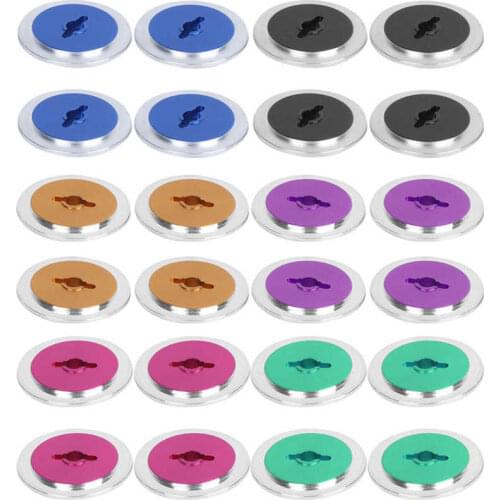 4pcs Aluminum Alloy Wheel Brake Disc For HSP 94123 1:10 RC Car Drift Racing Model Car Upgrade Parts Accessories