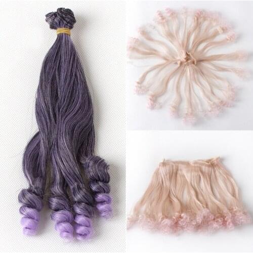 25cm*100CM Doll accessories Screw curls hair for dolls 1/3 1/4 1/6 BJD/SD doll