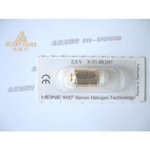 HEINE XHL #041 2.5V xenon halogen technology lamp,X-001.88.041,Mini2000 clip combi,fibralux cliplights,X-01.88.041 bulb