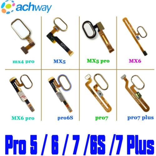 Meizu Pro 7 / Plus Home Button FingerPrint Touch ID Sensor 6S Flex Cable Ribbon Replacement Parts MEIZU Pro 6 / Plus Button Key