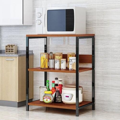 Bedroom Multi-layer Storage Rack Household Microwave Oven Layer Rack Pot Bowl Oven Rack Storage Rack Kitchen Cabinet