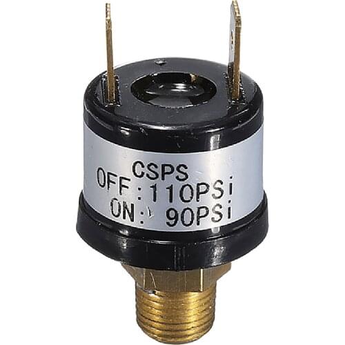 High/Low Pressure Cut Off 12V 90PSI-110PSI Air Pressure Control Switch Valve
