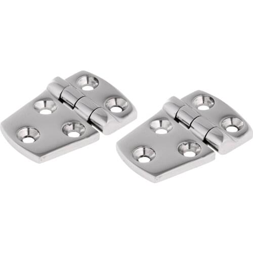 1 Pair Marine 316 Stainless Steel Short Side Door Hinge for Boats Caravan RV