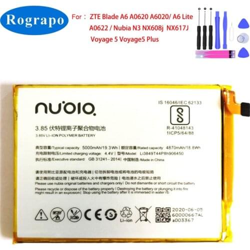 Rograpo Batteries For Phones ZTE Blade A6 Lite