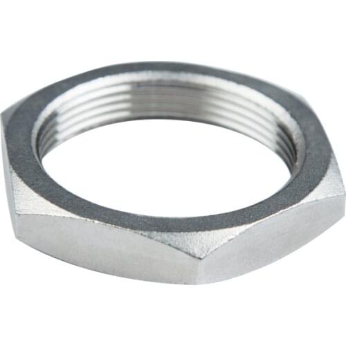 1/4'' - 2'' BSP Female Thread Hexagon Hex Nut 304 Stainless Steel DN8 - DN50 Water Pipe Fitting Joint Connector