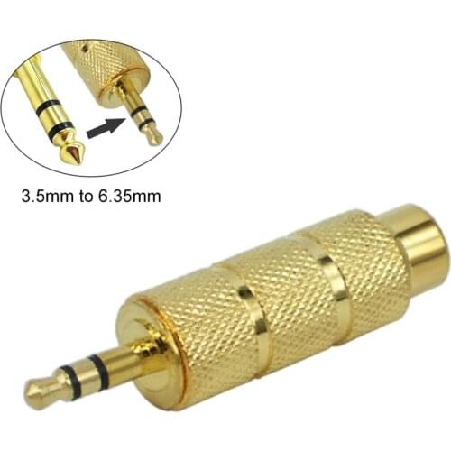 3.5mm Male Plug Jack to 6.5mm Female Connector Headphone Amplifier Audio Adapter Microphone AUX 3.5mm Converters
