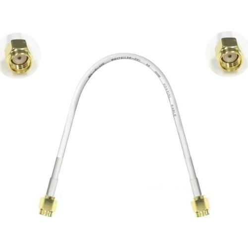 Brand New 1PC RP-SMA male to RP-SMA male coax cable adapter plug 15/30/50/100cm low loss high quality wireless router