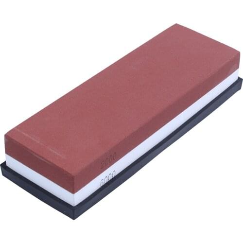 Whetstone Knife Sharpener, Professional Sharpening Stone 2000/6000 Girt Water Stone For Knives