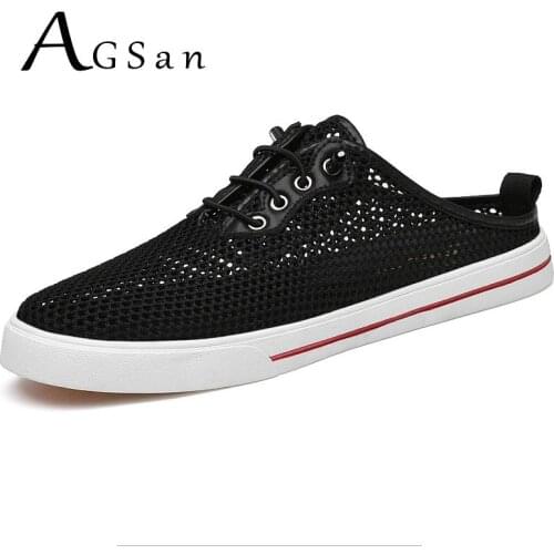 Luxury Brand Men Loafers Summer Slippers Breathable Casual Shoes Men Slip On Lazy Shoes White Couple Lovers Shoes 35-47 Flats