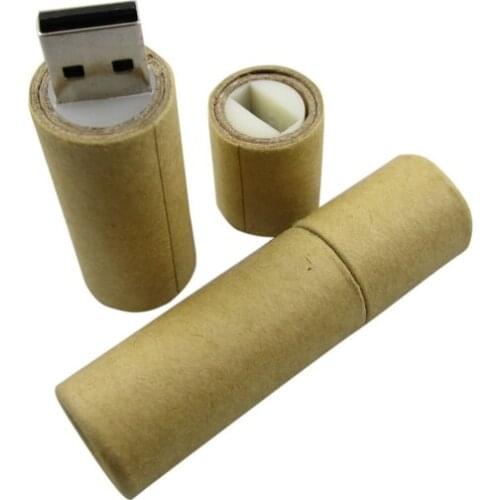 ECO Paper USB Flash Drive Pen Drive 2.0 8GB 16GB 32GB Memory Stick Gift Pendrive 64GB 128GB 256GB 512GB 1TB 2TB Mini Usb 2TB Key