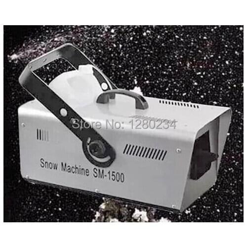 High quality 1500w snow machine snow making machine for wedding stage dj club for bar