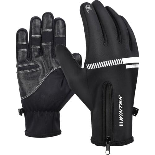 Winter Outdoor Full Finger Gloves Cycling Camping Gear Fleece Warm Motorcycle Hiking Touchscreen Gloves M/L/XL/2XL