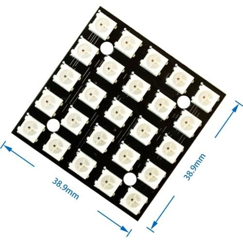 1pcs X WS2812B 5050 RGB LED Full color driver 25-bit lantern development board