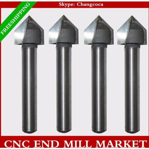 6mm*90degree*12mm,CNC class-A 3D V bit,CNC machine tool,3D engraving Carbide end mill,PVC,MDF,acrylic,woodworking router bit