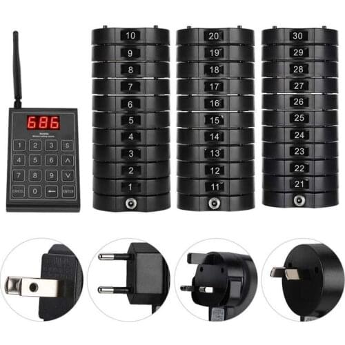 668-s Restaurant Pager Wireless Call Message Book Customer Pagination-Used in Fast Food Restaurant Queuing System Customer Pager
