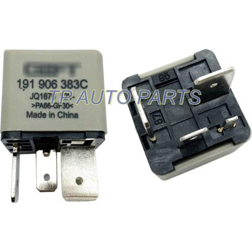 2 Pieces Auto Relay Compativble With Au-di OEM 191906383C