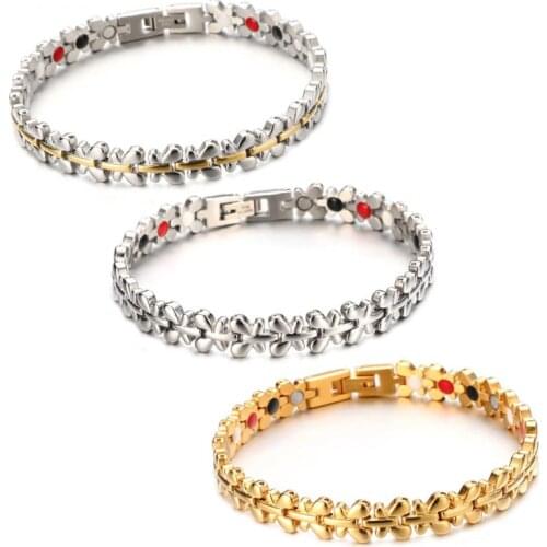 Health Energy Bracelet Bangle Healthy Magnetic Bracelet for Men Health Care Jewelry Stainless Women Power Therapy Arthritis Twis