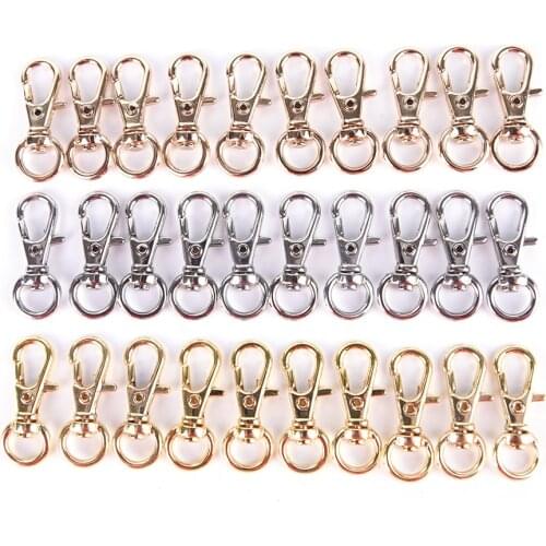 10 Pcs Women Bags Hook Lobster Clasps Key Chain Bag Accessories