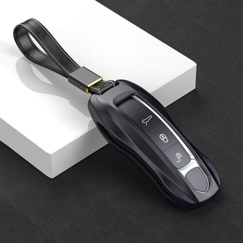 Aluminum Alloy Suitable for Porsche Key Case Cayenne Cayer Key Case Palamela Panamera Modified Shell