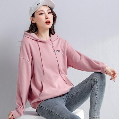 Cheap wholesale 2021 spring autumn new casual Girls cute women Sweatshirt woman Hoodies female Lady long sleeve hoodies BPy039