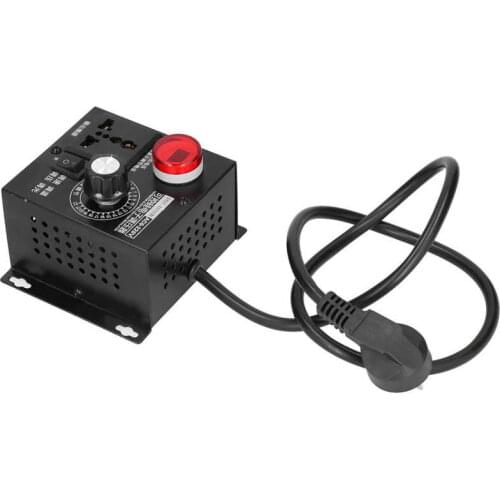 4000W Voltage Regulator High Power Electronic Thyristor Speed Temperature Light Voltage Controller Adjuatable Dimmer AC110V/220V