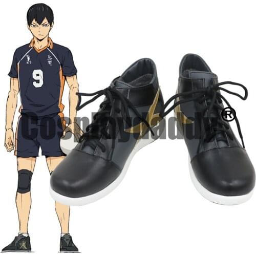 Haikyu!! Haikyuu!! Karasuno High School Volleyball Team Tobio Kageyama King of the Court Cosplay Sports Shoes Boots C006