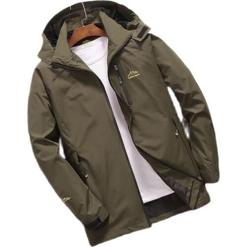Spring Autumn Fashion Men Jacket Casual Hooded Windproof Coat New Male Waterproof Windbreaker Outerwear Brand Clothing